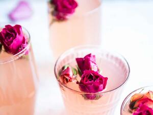 عصير الليمون بالورد