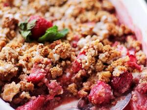 فطيرة الفراولة السريعة