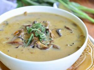 شوربة الفطر الشهية