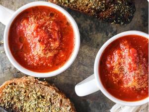 شوربة الطماطم السريعة