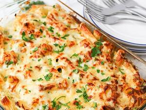 باستا تونا بالكريمة   