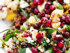 سلطة قوس قزح للكريسماس