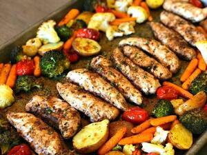 وصفة قطع الدجاج بخل البلسمك