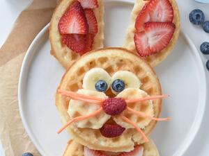 فطائر أرنب عيد الفصح  للأطفال