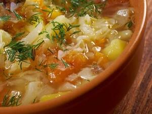 شوربة  الملفوف الصحية