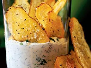 رقائق البطاطس المخبوزة