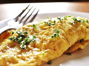 عجة بيض بالخضار