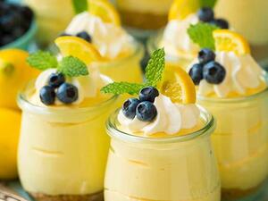 تشيز كيك موس الليمون