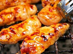 دجاج  مشوي بصلصة الاناناس الحارة