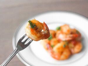 روبيان بصلصة الصويا