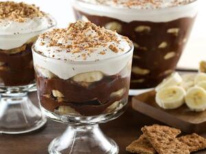 بودنغ بالشوكولاتة والموز