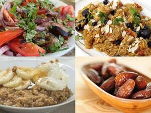 مطبخ رمضان سلطة الطماطم بالسماق، كبسة يمنية، وحلى المعصوب