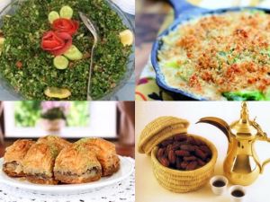سلطة بقدونس، غراتان الخرشوف وبقلاوة سريعة   