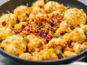 القرنبيط المحمص مع الجبن