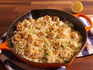 معكرونة بالجمبري