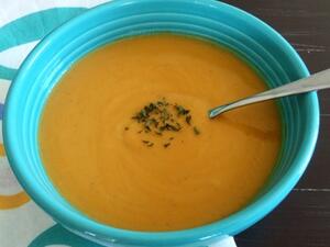 شوربة البطاطا الحلوة