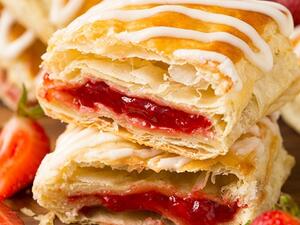 حلوى فطيرة التوت السريعة