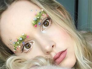 حديقة في الحواجب لفصل الربيع 