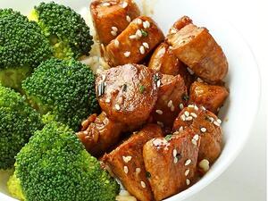 طبق ترياكي الدجاج