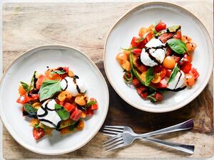 سلطة البطيخ والعسل المشوية