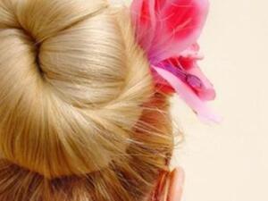  رفع الشعر  اجمل تسريحة احتفالية