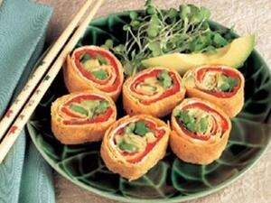 لفائف الافوكادو لفائف الافوكادو