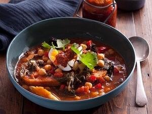 شوربة الفطور التونسية بالخضر شوربة الفطور التونسية بالخضر