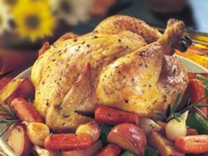 دجاج بالخضار دجاج بالخضار