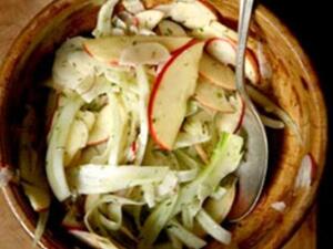 سلطة الشومر والخرشوف والتفاح سلطة الشومر والخرشوف والتفاح