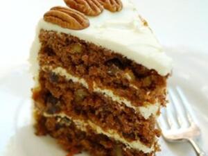 كيكة الجزر الشهية  كيكة الجزر الشهية