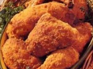 طبق الدجاج المقلي طبق الدجاج المقلي