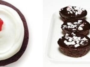 كعكات الشوكولاته بالنعناع كعكات الشوكولاته بالنعناع