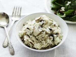 ريزوتو بالفطر والجوز ريزوتو بالفطر والجوز