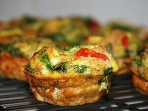 مافن البيض المخفوق  مافن البيض المخفوق