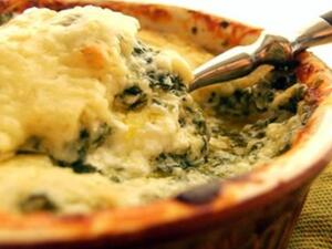 غموس السبانخ بالجبن غموس السبانخ بالجبن