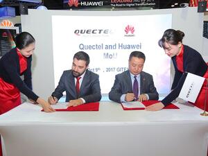 Huawei and Quectel sign IoT Agreement.