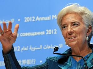 IMF Managing Director Christine Lagarde. (AFP/File)