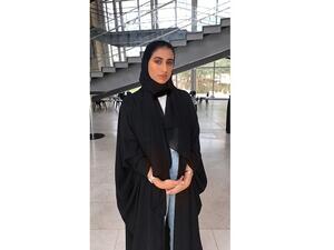 روان النصيري، التي ستتخرج في جامعة نورثويسترن في قطر، الجامعة الشريكة لمؤسسة قطر.