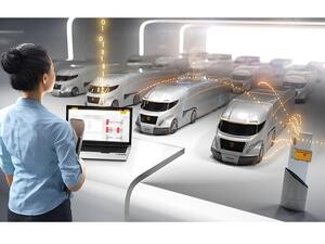 يعمل الحل الجديد على مراقبة وتحليل وعرض تقارير البيانات حول حرارة وضغط الإطارات للمركبات التجارية.