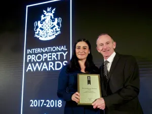 Souzane Abou Eid, Head of Corporate Marketing from Jumeirah Golf Estates, received the award at a gala dinner in London.