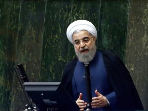 Iranian President Hassan Rouhani, a moderate who has pushed for closer ties with the West, said the United States' standing in the world had been weakened due to its "wrong policies," (AFP/File) 