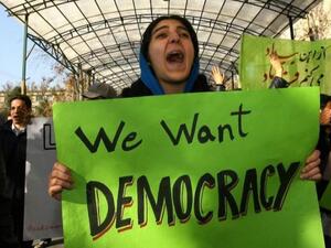 The posters call the Iran's Islamic Criminal Code to punish "immoral acts" in public. (AFP/ File Photo)