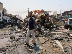 Six Iraqi soldiers were hurt in a suicide attack in western Anbar province. (AFP/ File Photo)