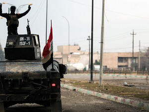 Iraqi forces make gains in east Mosul in January 2017. (AFP/Ahmad Al-Rubaye) 
