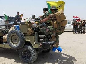مقاتلون من الحشد الشعبي في العراق