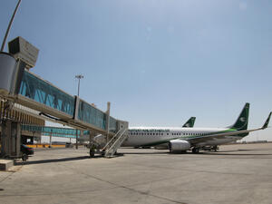 "Any person can leave the country via Baghdad without paying a fine or for an exit visa," Interior Minister Qassem al-Araji told journalists (AFP/File Photo)