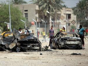 A file photo of an earlier car bombing in Baghdad, Iraq. (AFP/File) A file photo of an earlier car bombing in Baghdad, Iraq. (AFP/File)