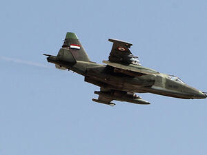 Iraqi Air Forces claim hitting major ISIS position in Syria’s northern Al-Hasakah province. (AFP/ File Photo)