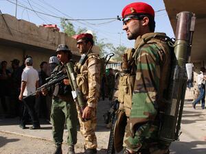 The advance in Tikrit, led by Sunni and Shia troops, was of symbolic importance to both sides of the Iraqi army, whose ranks have often been broken by sectarian tensions since the 2003 US invasion. (AFP/File)