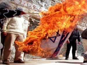 حرق علم اسرائيل/ ارشيفية